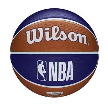 WILSON NBA Team Tribute Basketball - Size 7 - 29.5", Phoenix Suns