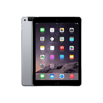 Apple iPad Air 2 16GB Cellular Space Gray - Renewed