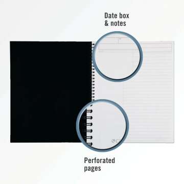 Cambridge Business Notebook - 80 Sheets, Flexible Cover