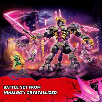 LEGO NINJAGO Crystal King Battle Set 71772 Toy