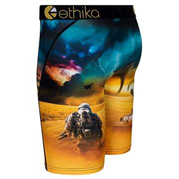 Ethika Mens Staple Boxer Briefs | Desert Storm (Assorted, Small)