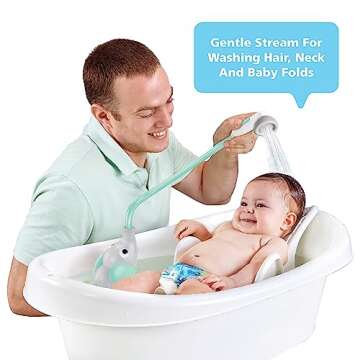 Yookidoo Baby Bath Shower Head - Fun & Easy Bath Time for Babies