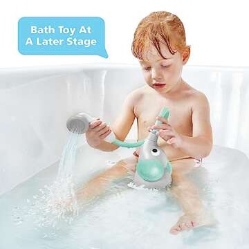 Yookidoo Baby Bath Shower Head for Joyful Washing