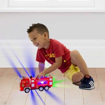Kids Electric Fire Truck Toy