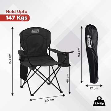 Cooler Quad Chair - Comfort & Convenience for Adventures