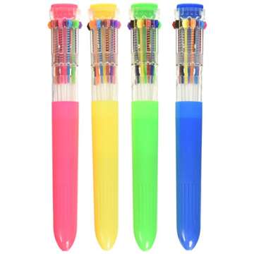 Rhode Island Novelty Ten Color Shuttle Pens 1 dz