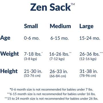 Nested Bean Zen Sack for Infants 6-15 Months