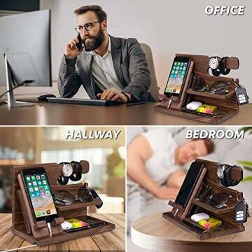 Navy Military Phone Docking Station - Unique Gift