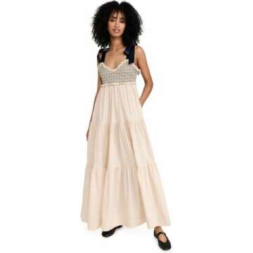 Free People Women's Bluebell Solid Maxi Dress