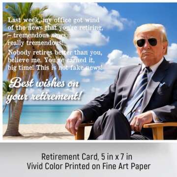 Funny Retirement Card - Perfect Gift for Colleagues