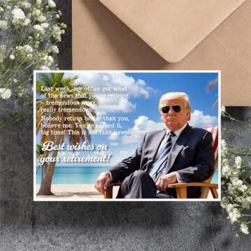 Humorous Retirement Card for Colleagues