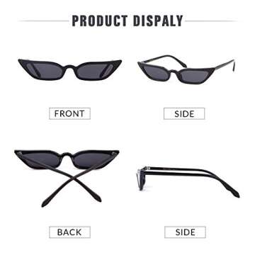 Retro Cat Eye Sunglasses for Women - UV Protection