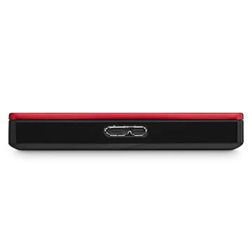 Seagate Backup Plus Slim Portable (1TB) USB 3.0 2.5" External Hard Drive - Red