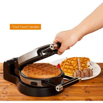 Upgrade Your Waffle Game with 360 Rotating Waffle Maker