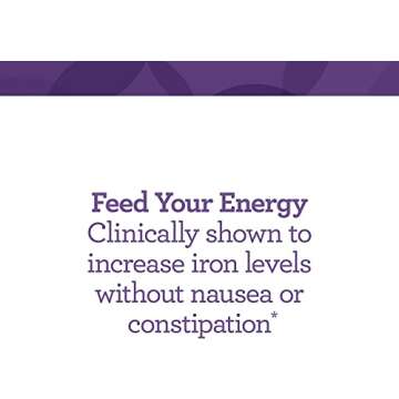 INNATE Response Formulas Iron Response - Daily Iron Supplement - Clinically Shown To Increase Iron Levels - Vegan, Non-GMO, and Kosher - Made Without 9 Food Allergens - 90 tablets (90 servings)