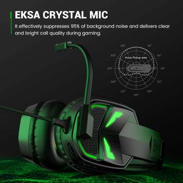 EKSA Fenrir Gaming Headset 2024 with Microphone