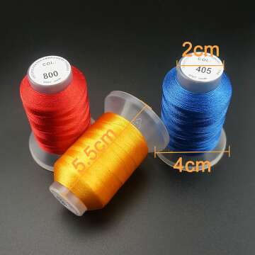 40 Brother Colors Polyester Thread Kit