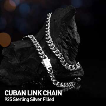 Cuban Link Chain Necklace for Men | Catonmoon