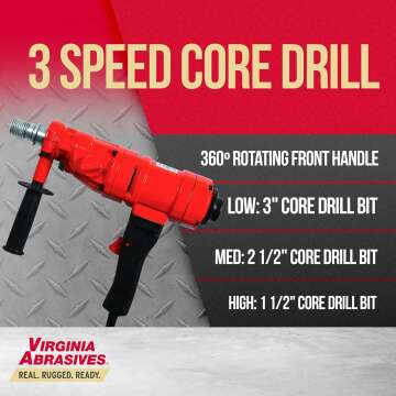 433-20000 Electric Core Drill - 3-Speed Manual