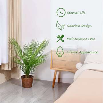 Kazeila Artificial Palm Tree for Stylish Decor