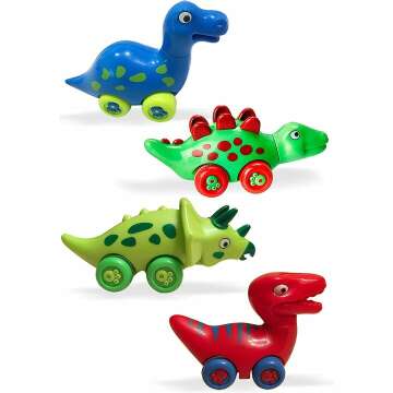 Dino Car Toys for Toddlers