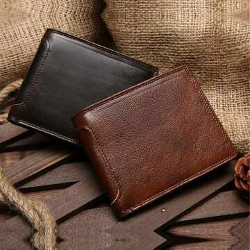 Men's Retro Horizontal Wallet