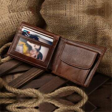 Men's Retro Horizontal Wallet