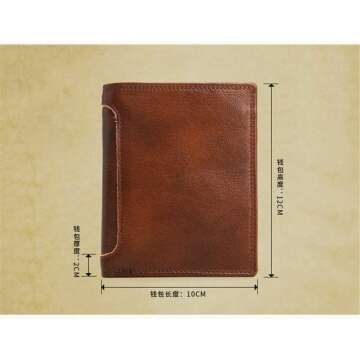 Men's Retro Horizontal Wallet