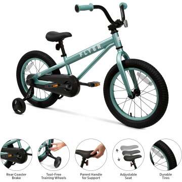 Flyer 16" Kids' Bike with Training Wheels