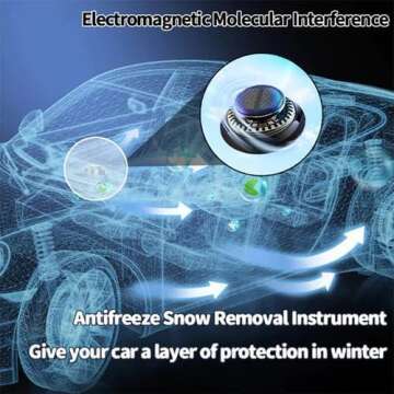 Electromagnetic Molecular Snow Removal Device for Cars