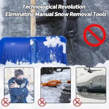 Car Snow Removal Device with Electromagnetic Technology