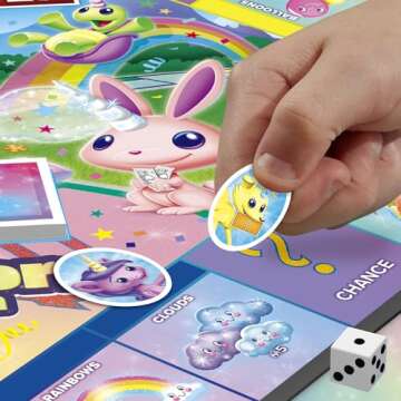 Unicorn Monopoly Junior Board Game for Kids 5+