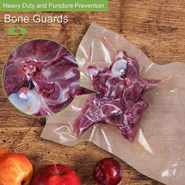 6 Pack MakMeFre Vacuum Sealer Bags for Food