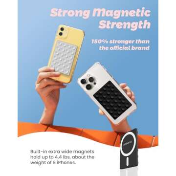 amBand Magnetic Phone Grip for MagSafe Compatibility