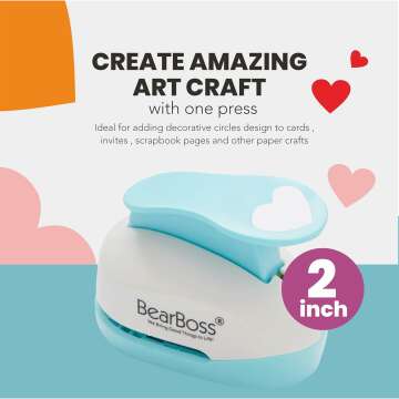 Heart Paper Punch for Easy Scrapbook Crafting