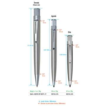 Retro 1951 Tornado Rollerball Pen, Stainless Steel (VRR-1315)