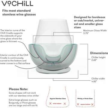 VoChill Stemless Glass Chiller