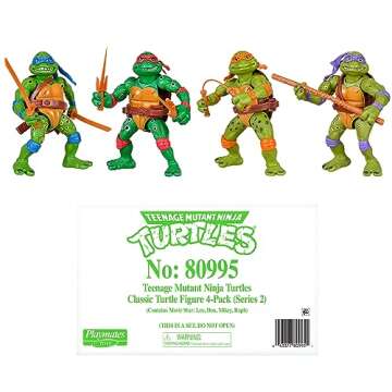 Teenage Mutant Ninja Turtles Micro Mutant TMNT Classic Movie Star Soft Bundle