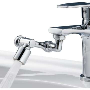 Revolutionary 1080° Swivel Faucet Extender for Kitchen & Bath