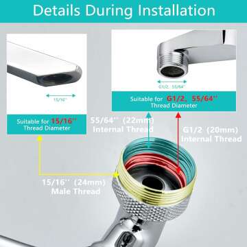 1080° Swivel Faucet Extender for Easy Use