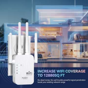 2024 New WiFi Extender - Boost Your Home Signal & Coverage