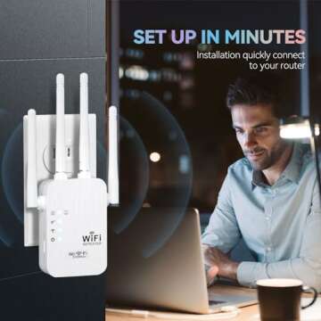 WiFi Extender - 2024 Home Signal Booster