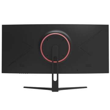 CRUA 30" Curved Gaming Monitor, 144Hz(HDMI)/200Hz(DP) Ultrawide Computer Monitor