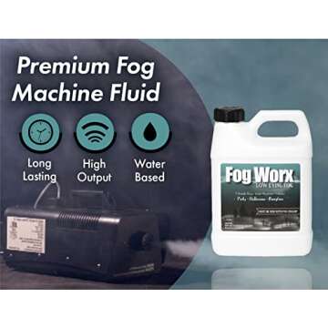 Fogworx Low Lying Fog Juice - 1 Quart for Indoor & Outdoor Use