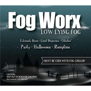 Fogworx Low Lying Fog Juice - 1 Quart Bottle