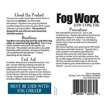 Fogworx Low Lying Fog Juice - 1 Quart Bottle