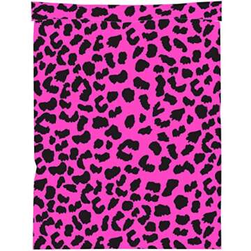 Inspired Mailers - Large Poly Mailers 14.5 x 19-50 Pack - Hot Pink Cheetah - Large Shipping Bags for Clothing - Large Mailing Envelopes - Shipping Envelopes - Mailers Poly Bags