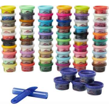 Play-Doh 65-Pack for Arts & Crafts Fun