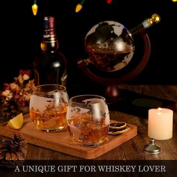 Globe Decanter Set | Perfect Gift for Men & Dads