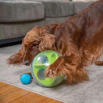 Nina Ottosson A-Maze Ball - Green Dog Puzzle Toy